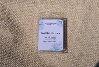 peaceful streams wax melt