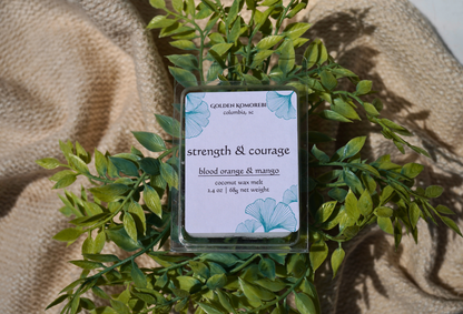 strength & courage wax melt